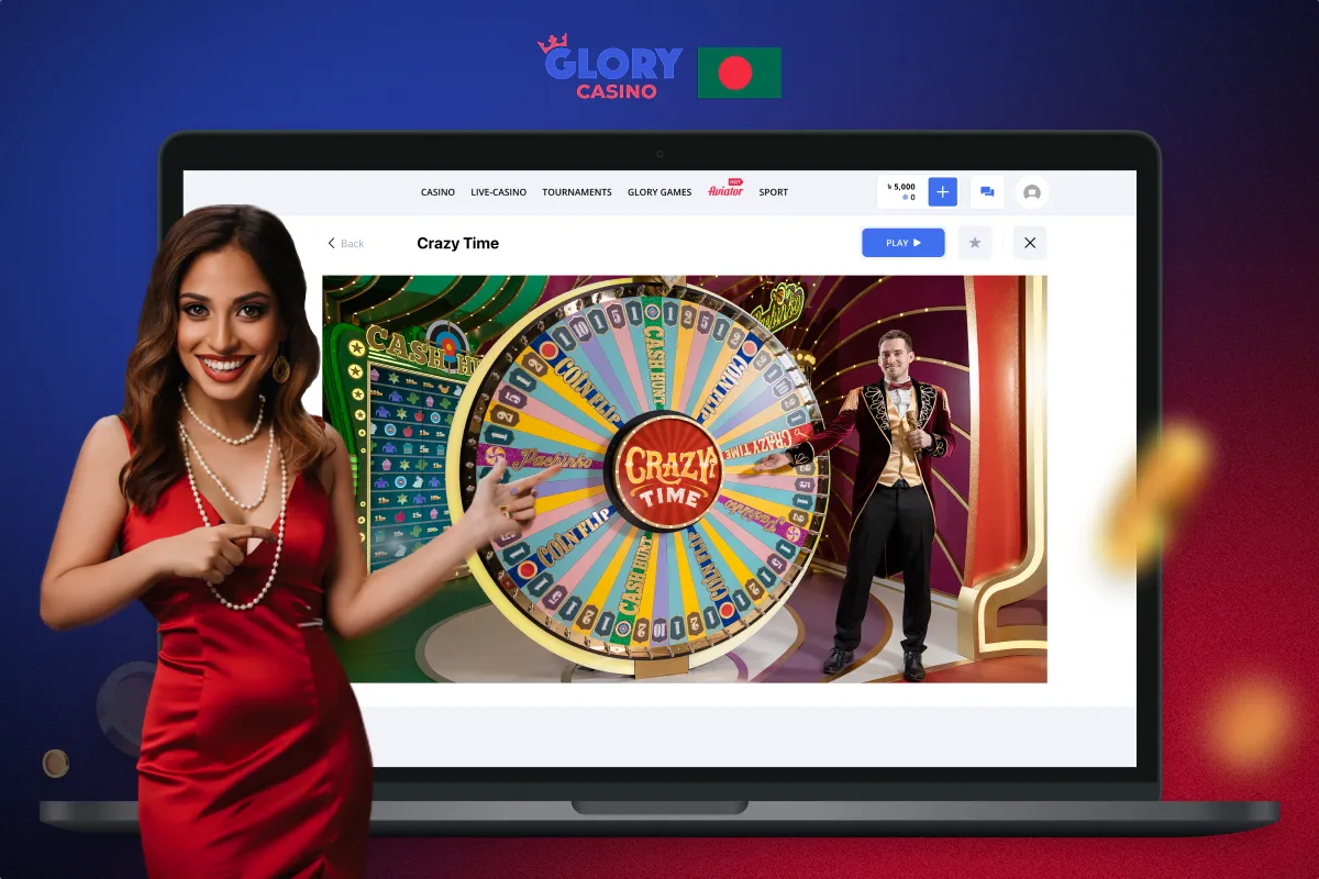 Glory Casino Crazy Time login
