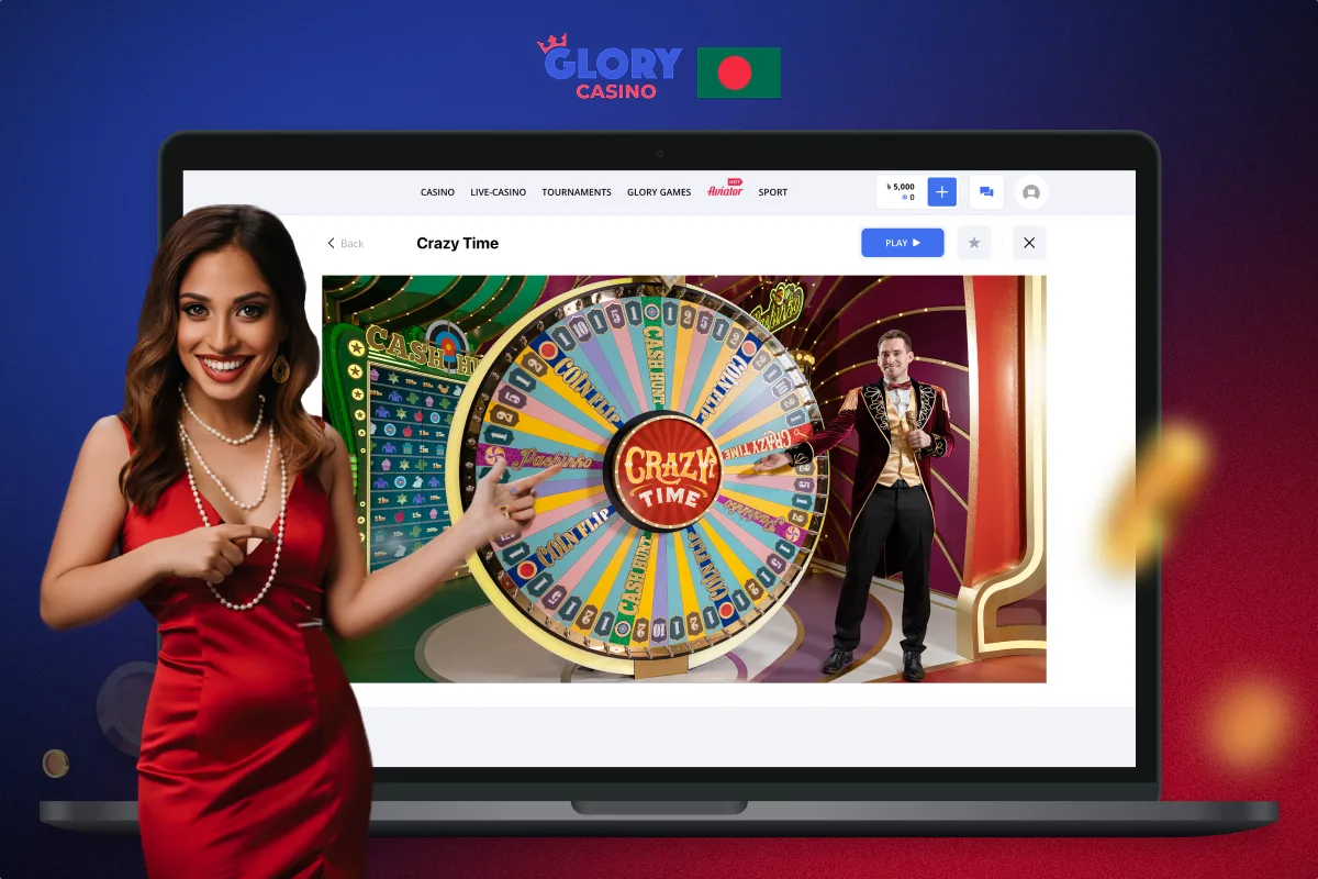 Glory Casino Crazy Time login